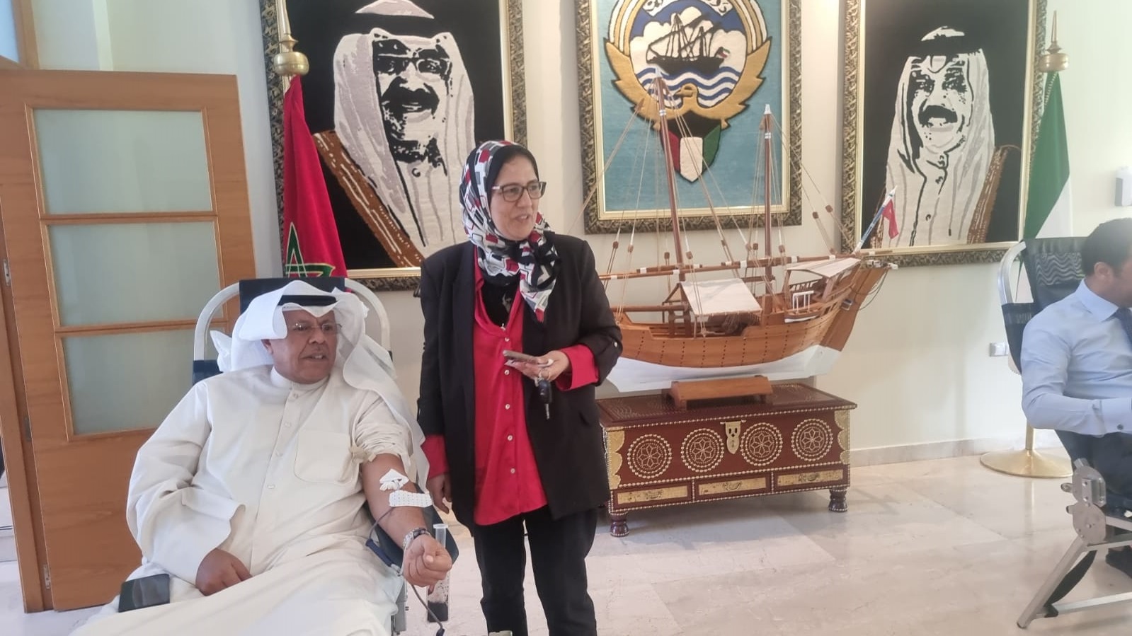سفارة الكويت بالرباط تنخرط في حملة التبرع بالدعم لدعم ضحايا الزلزال