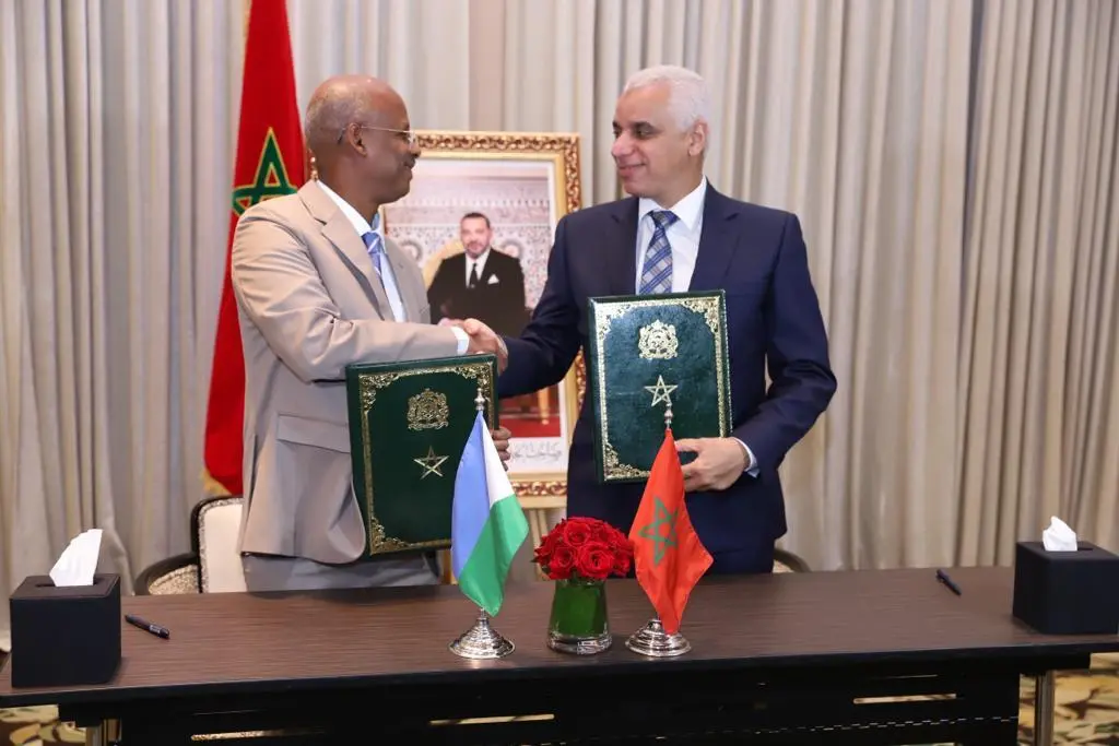 آيت الطالب يوقع مذكرة تفاهم مع نظيره الجيبوتي في مجال الصحة