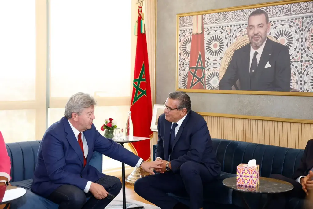 أخنوش يستقبل زعيم حزب “فرنسا الأبية”