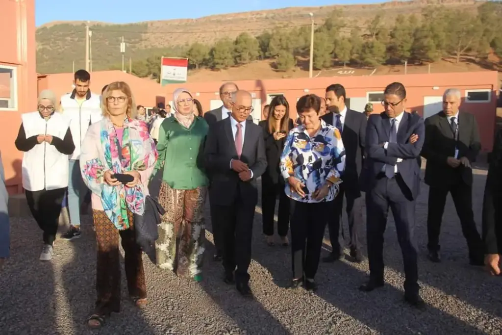 بنموسى: المدارس التي دمرها الزلزال ستكون جاهزة خلال الدخول المدرسي المقبل