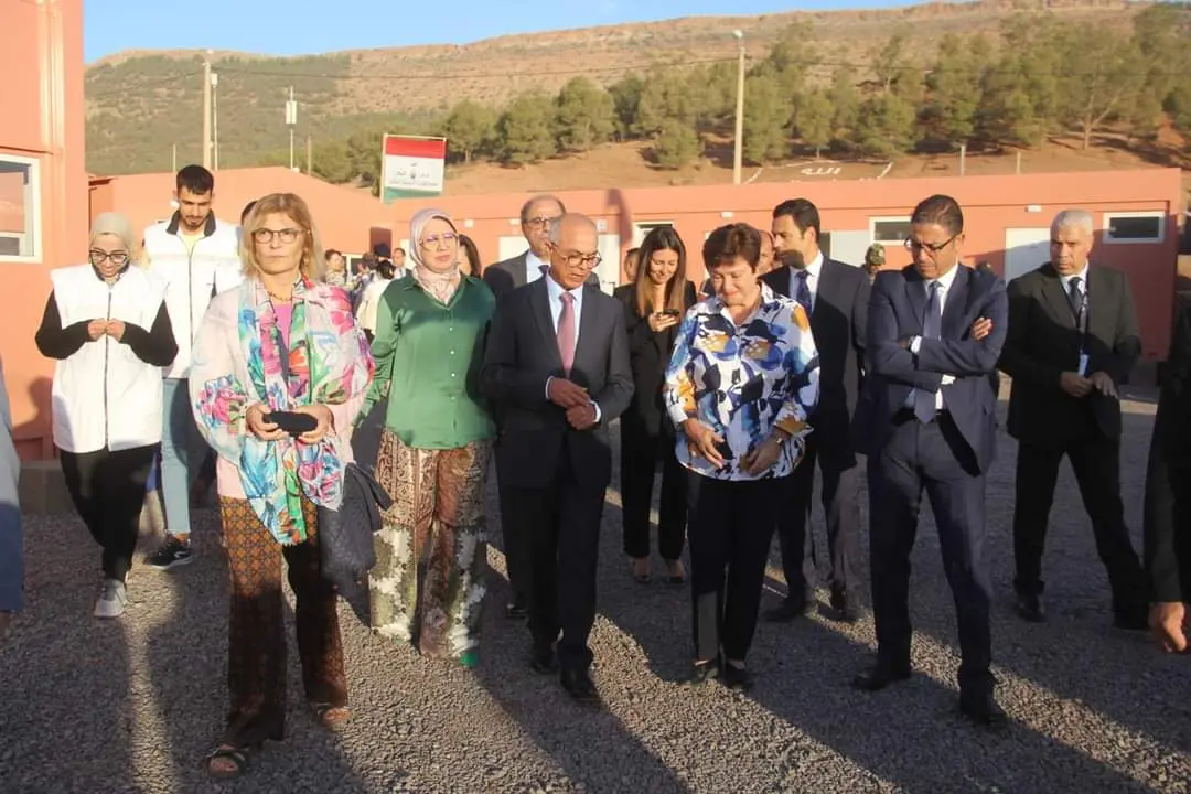 بنموسى: المدارس التي دمرها الزلزال ستكون جاهزة خلال الدخول المدرسي المقبل