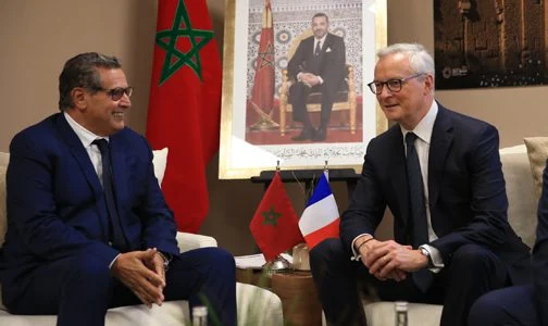 أخنوش يتباحث مع وزير الاقتصاد والمالية الفرنسي