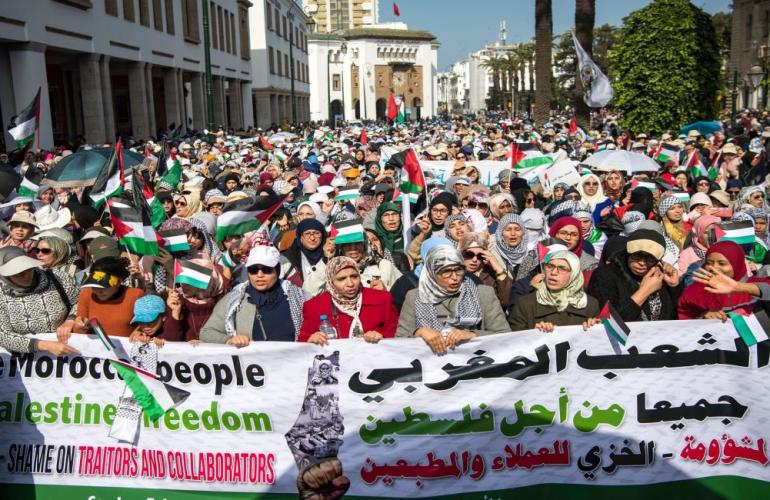 “مع طوفان الأقصى”.. “البيجيدي” يستنفر شبيبته وذراعه النقابي للمشاركة بمسيرة تضامنية مع فلسطين
