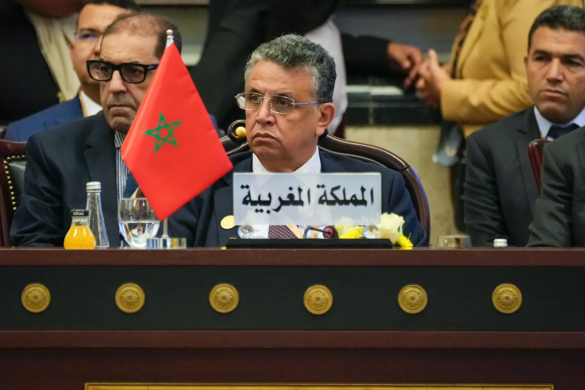 ببغداد.. وهبي يدعو للعمل المشترك لنصرة القضايا العربية ويبرز مكانة فلسطين عند المغرب