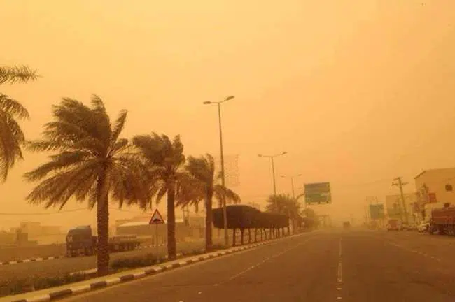 نشرة انذارية تحذر من أمطار ورياح قوية