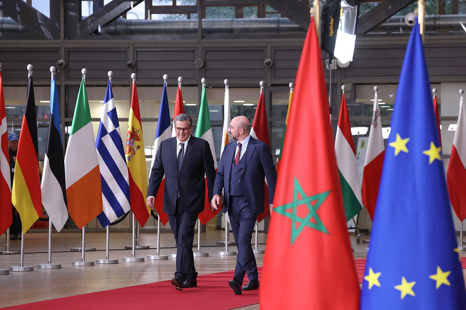 إثر لقائهما مع أخنوش.. رئيسا مجلس الاتحاد الأوروبي ووزراء بلجيكا يشيدان بالعلاقات مع المغرب
