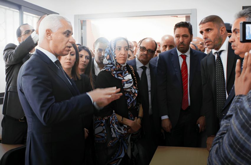 آيت الطالب يفتتح معهد المهن التمريضية بكلميم