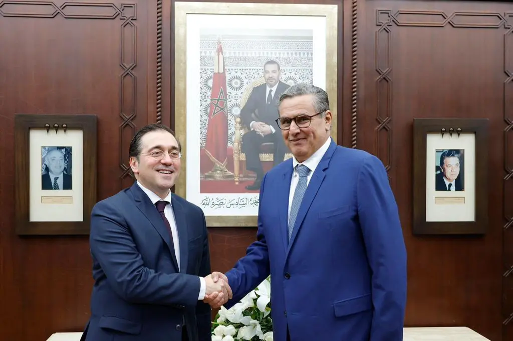 أخنوش يستقبل وزير الشؤون الخارجية الإسباني والطرفان يشيدان بالشراكة المتميزة بين البلدين