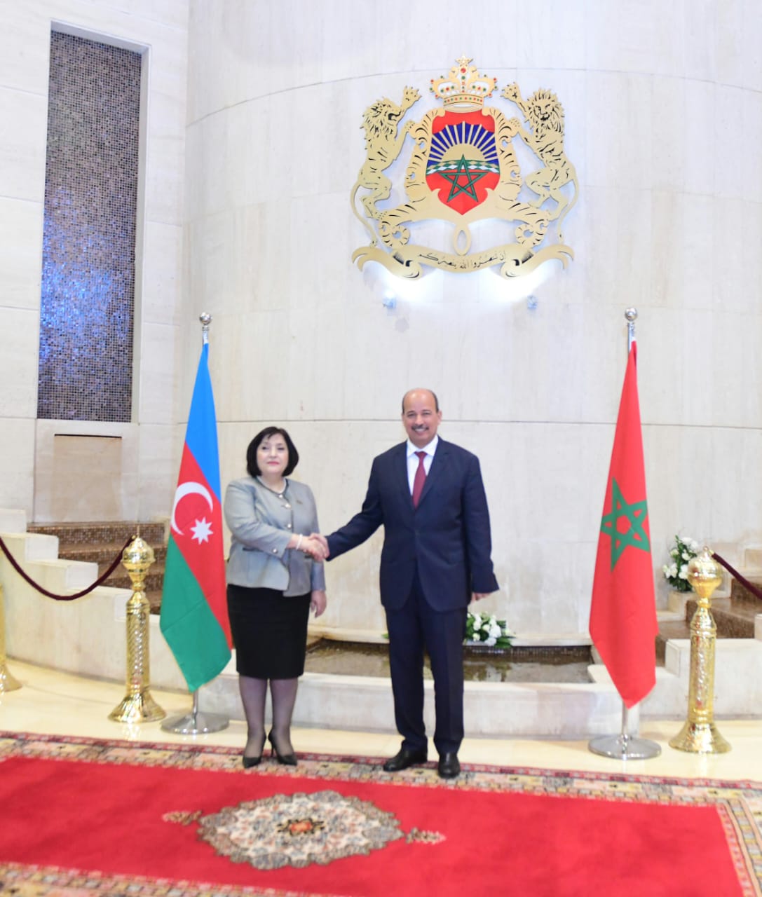 ميارة يستقبل رئيسة الجمعية الوطنية لجمهورية أذريبدجان