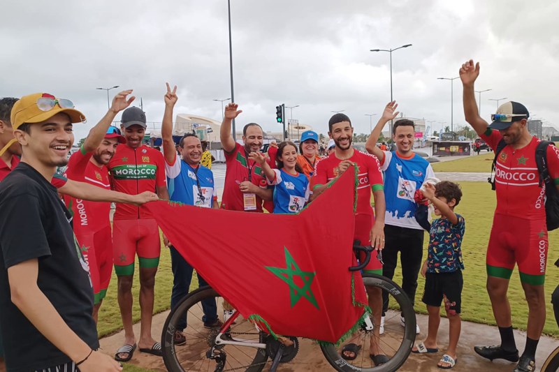 دراج مغربي يحرز المركز الثالث لأفضل دراج إفريقي