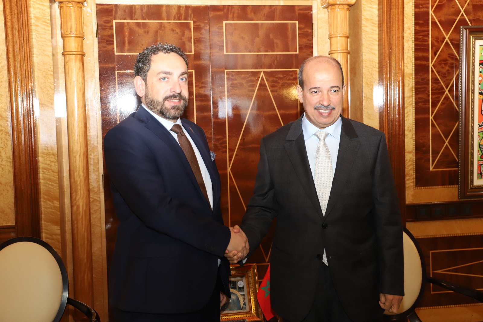 ميارة يتباحث مع السفير التركي تعزيز التعاون البرلماني