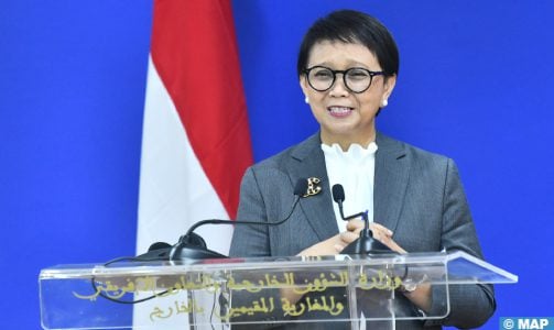 خارجية أندونيسيا تدعو إلى شراكة استراتيجية نشيطة مع المغرب