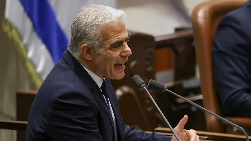 لابيد: على وزراء الحكومة الإسرائيلية الرحيل “فورا”