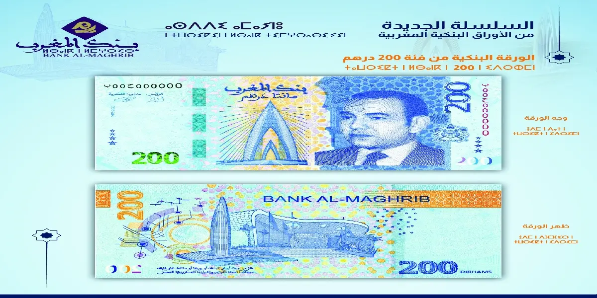 الركراكة: ورقة 200 درهم الجديدة تعكس التنمية بالمغرب