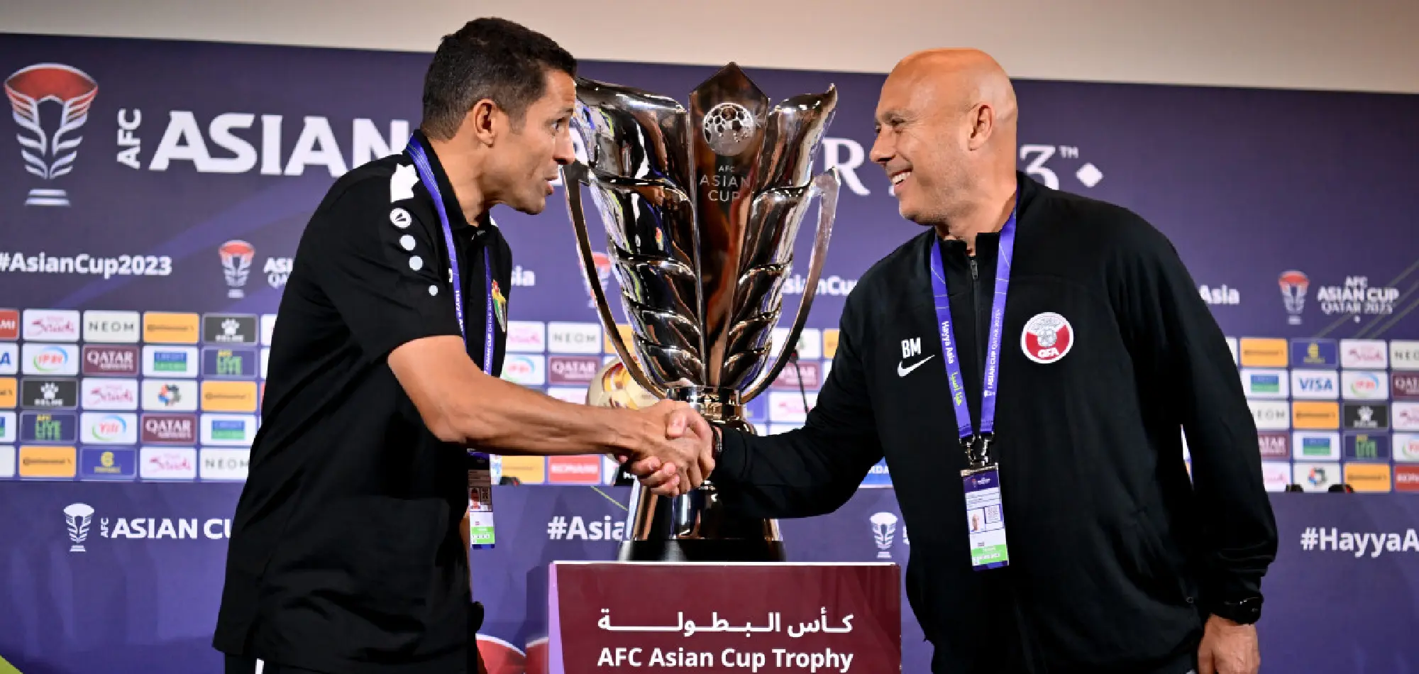 “العنابي” يوقف قطار مفاجآت عموتة ويتوج بلقب كأس آسيا