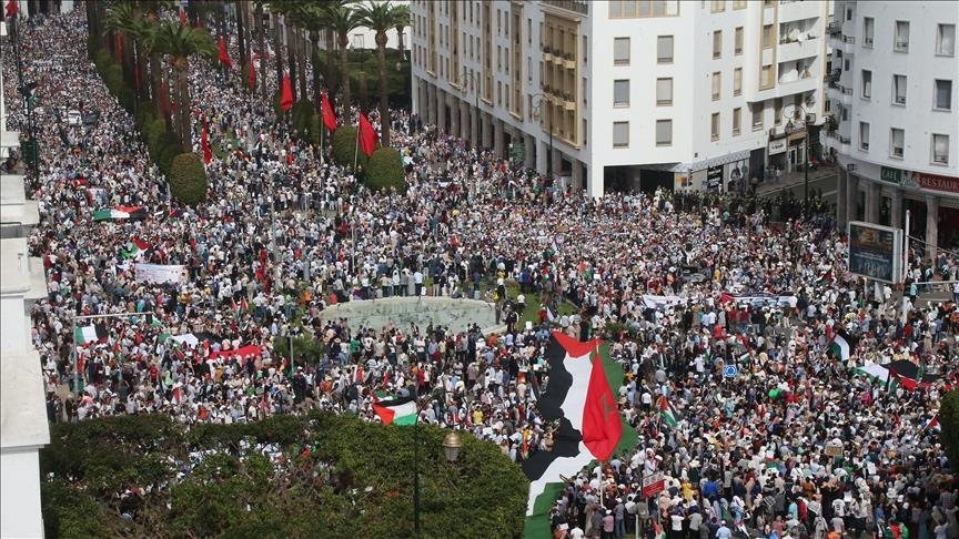 115 مظاهرة بالمغرب دعما لغزة بثاني جمعة في رمضان