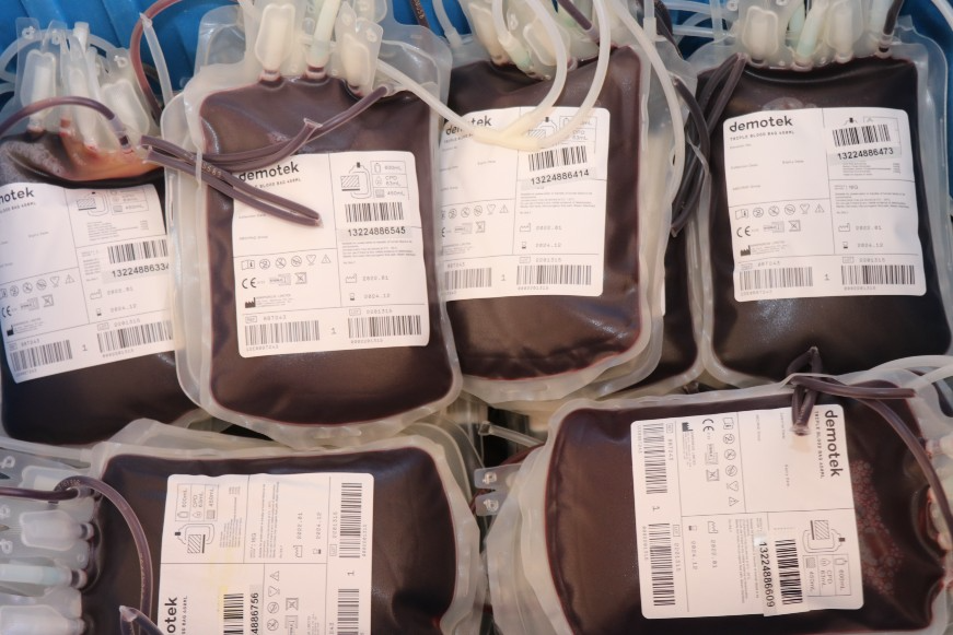 حملة لدعم مخزون الدم بطاطا