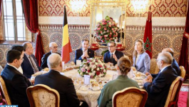 الملك يقيم مأدبة غداء على شرف الوزير الأول البلجيكي