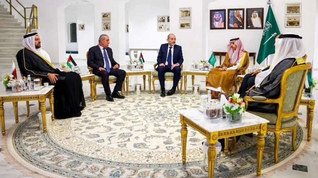 اجتماع عربي سداسي يطالب بوقف فوري لإطلاق النار بغزة