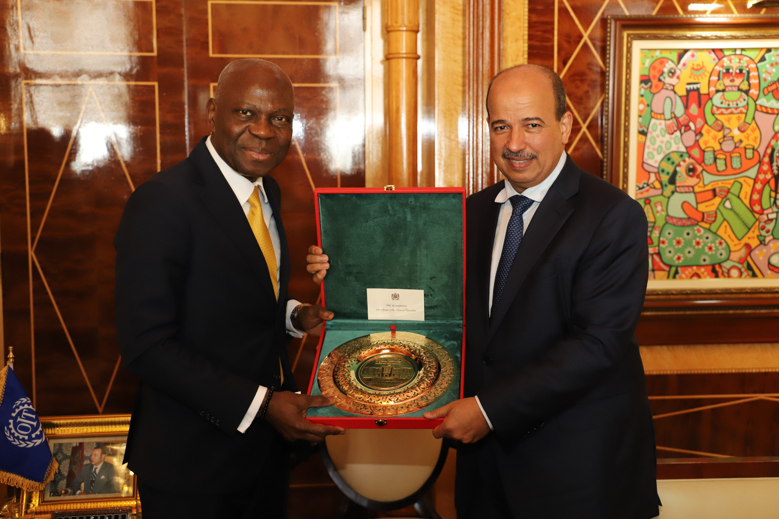 ميارة يستقبل المدير العام لمنظمة العمل الدولية