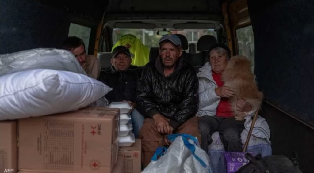 أوكرانيا تخلي حوالي 4000 شخص من المناطق الحدودية مع روسيا