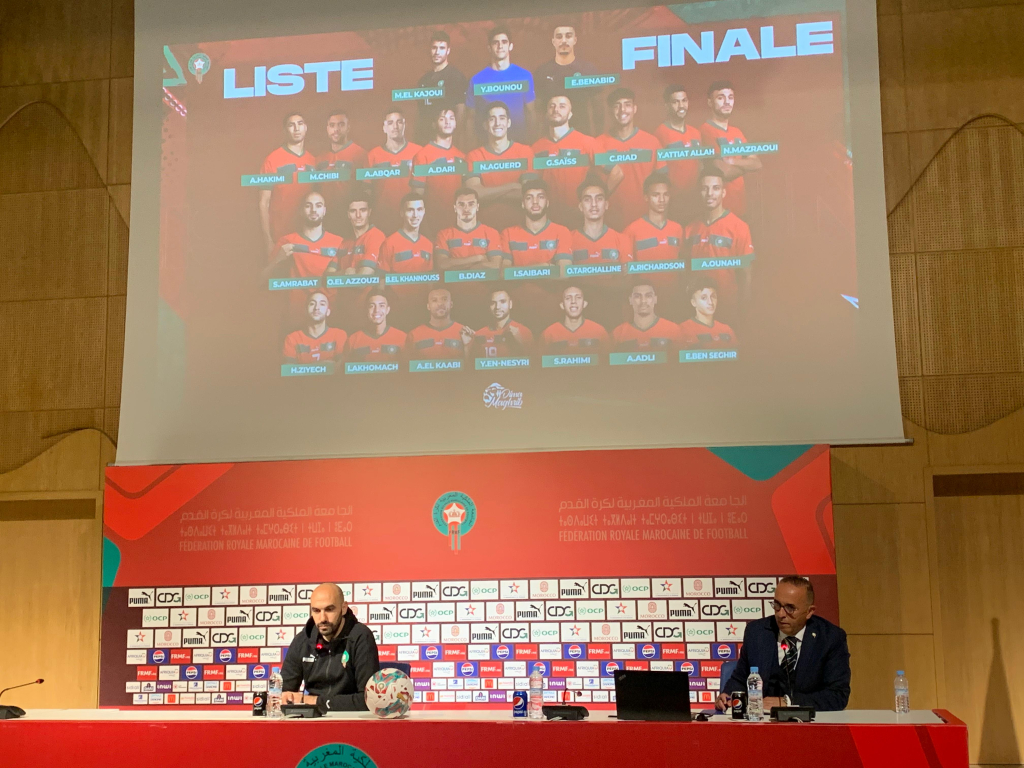 الركراكي: المنتخب الأول أهم من الأولمبي وتيرغالين يشبه أوناحي
