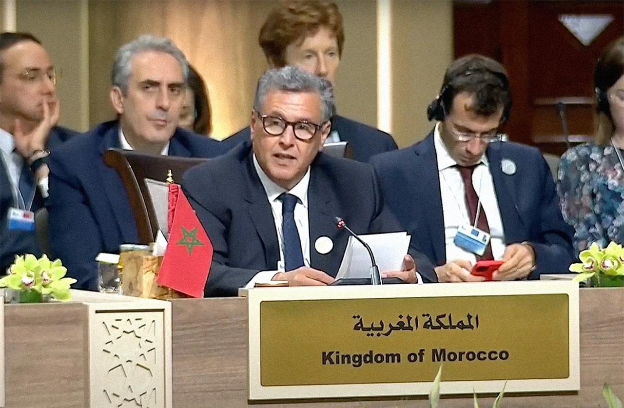 أخنوش: ما يقع بغزة مأساة إنسانية والحلول العسكرية لن تجلب السلام