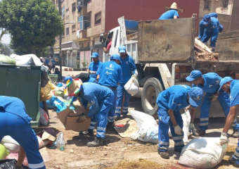 عيد الأضحى.. عمال النظافة يُخلِّصون البيضاويين من 12 ألف طن من الأزبال