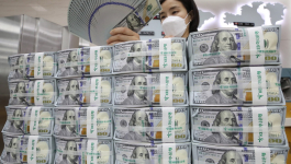 استمرار انخفاض الاحتياطيات الأجنبية لكوريا