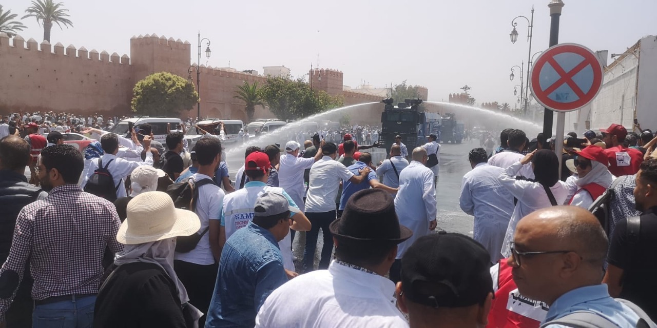 منع مسيرة احتجاجية حاشدة للشغيلة الصحية نحو البرلمان