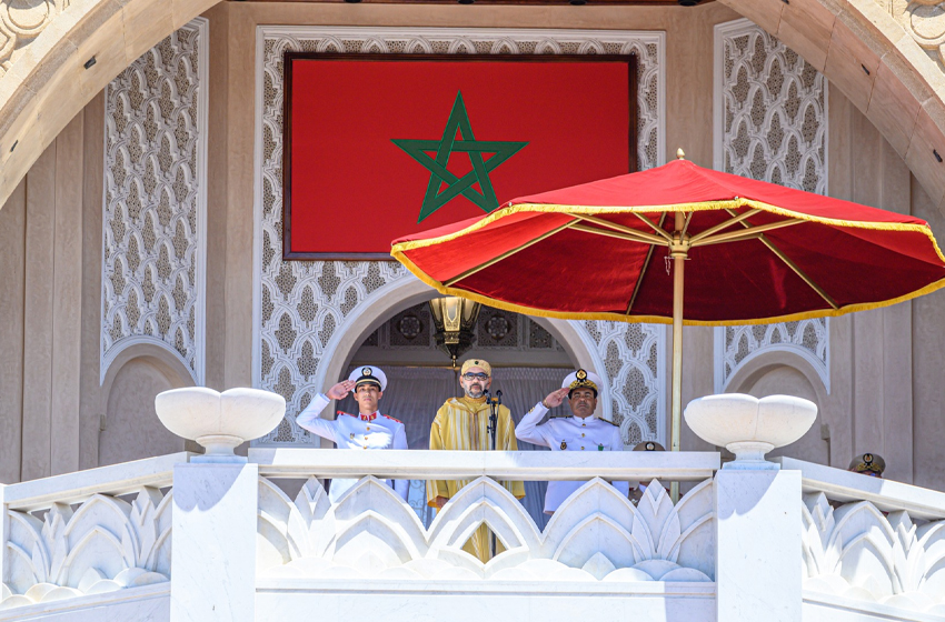 الملك يترأس حفل مراسيم أداء الضباط المتخرجين القسم
