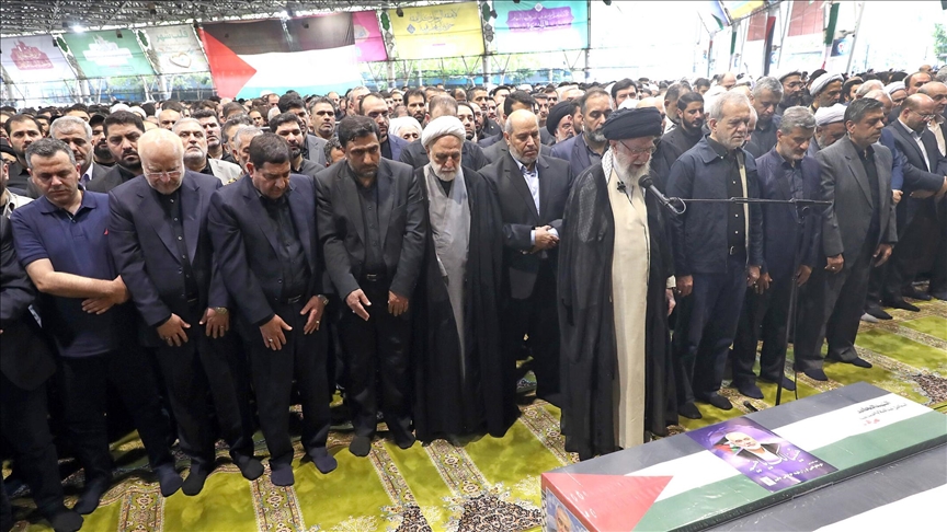 مراسم تشييع إسماعيل هنية في طهران
