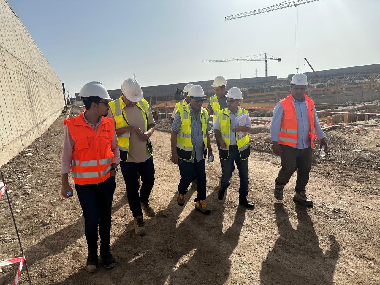 التامك يزور ورش بناء السجن المحلي ببن جرير
