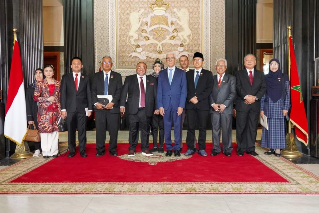 العلمي يتباحث مع رئيس مجموعة الصداقة الإندونيسية-المغربية