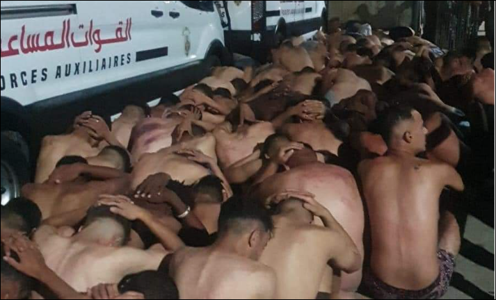 مصادر تكشف علاقة صورة منتشرة لأشخاص “عراة” بالأحداث الجارية بالفنيدق