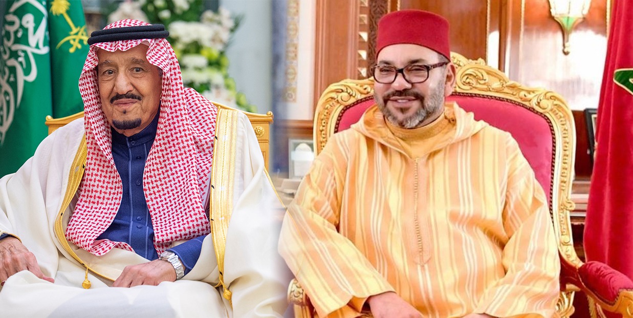 الملك يهنئ خادم الحرمين وولي عهد السعودية