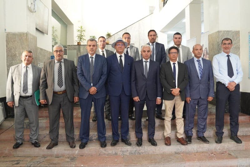لقاء يجمع خالد آيت طالب بالمركزيات النقابية
