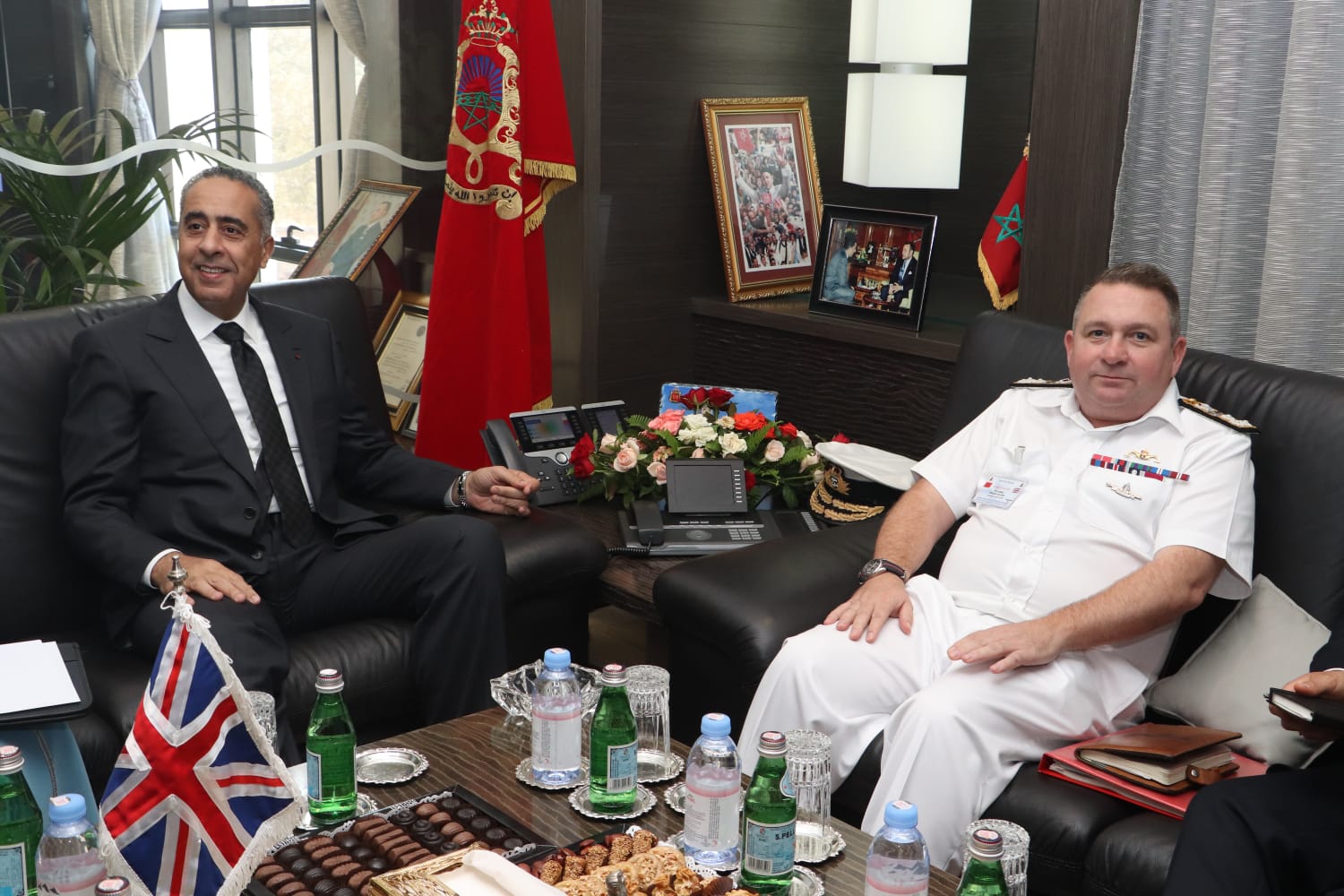 الحموشي يتباحث مع المستشار العسكري البريطاني بالشرق الأوسط