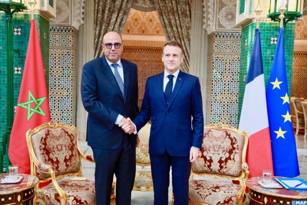 ماكرون يستقبل رئيس مجلس المستشارين