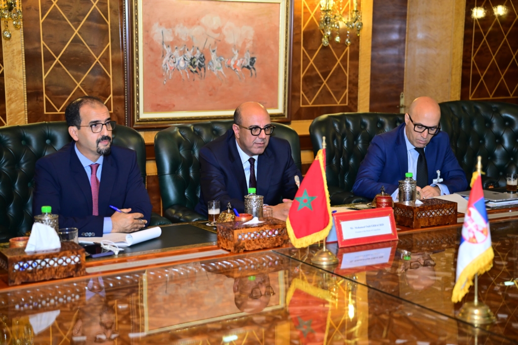 ولد الرشيد يستقبل رئيسة الجمعية الوطنية الصربية