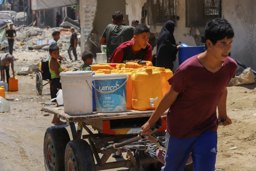 منظمة: حرمان إسرائيل لغزة من الماء من أعمال الإبادة الجماعية