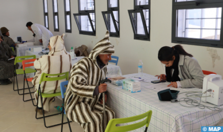 قافلة طبية بجماعة تازروت بإقليم العرائش