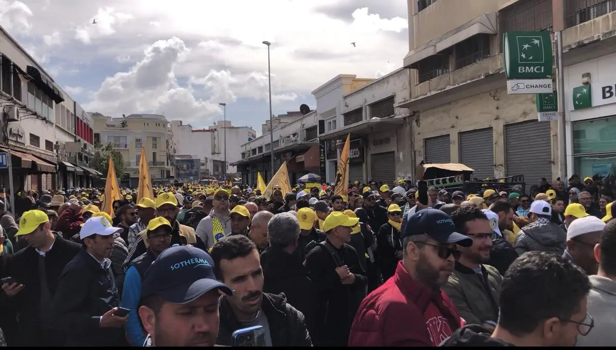 الكونفدرالية تخوض مسيرة وطنية بالبيضاء ضد غلاء المعيشة وقانون الإضراب