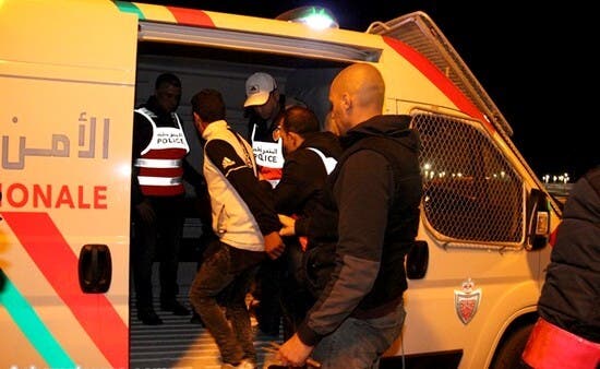 توقيف 5 أشخاص من “أولتراس” الدار البيضاء