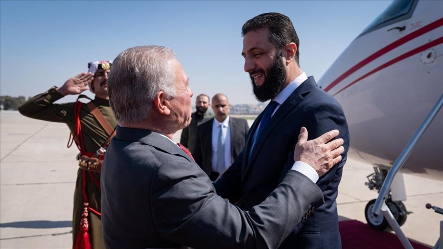 ملك الأردن يستقبل الرئيس السوري