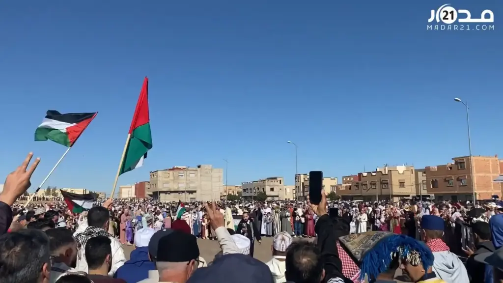 “فرحة ناقصة”.. التضامن مع غزة في قلب مصليات المغرب في عيد الفطر