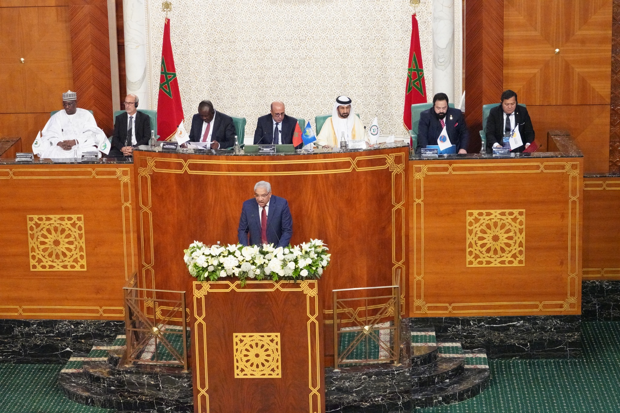 العلمي يؤكد أمام برلمانات الجنوب أن احترام سيادة الدول خط أحمر للتعاون