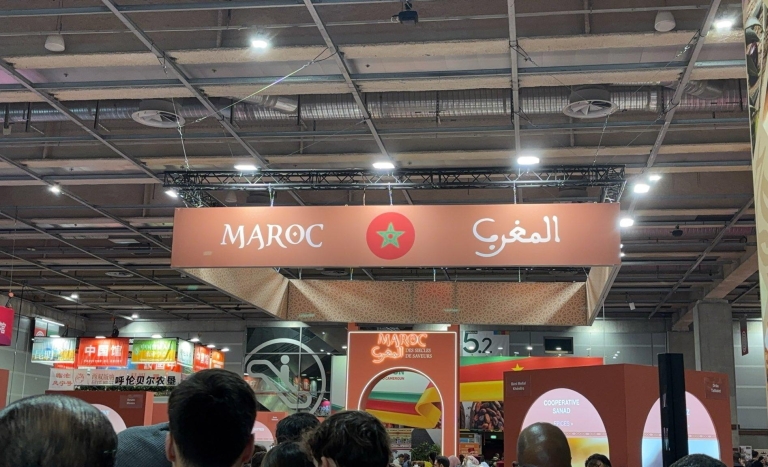 إقبال كبير على جناح المغرب بمعرض باريس