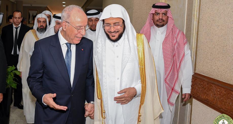 وزير الأوقاف يتباحث مع نظيره السعودي