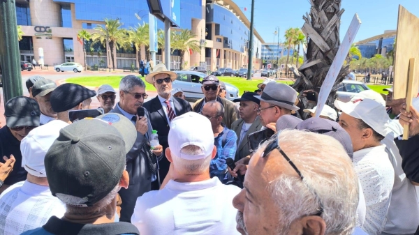 متقاعدو اتصالات المغرب يتشاورون للعودة للاحتجاج
